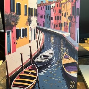 Brand New 2026 Italy Calendar Book